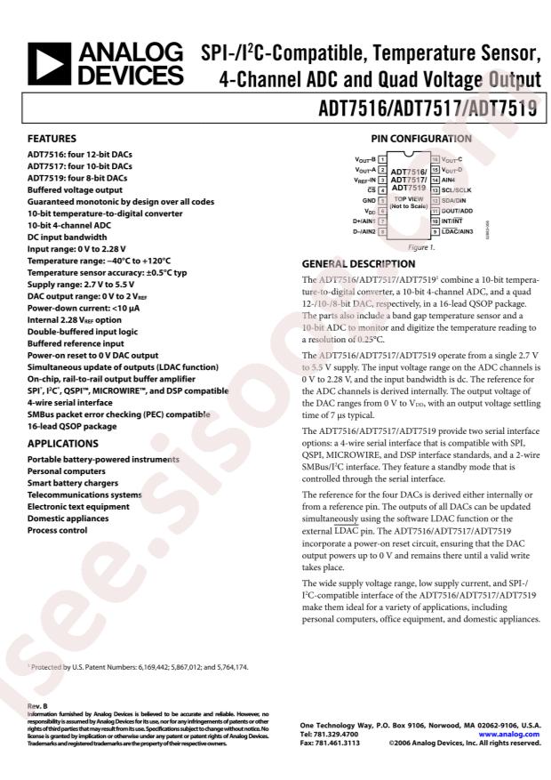 ADT7516ARQZ-REEL7