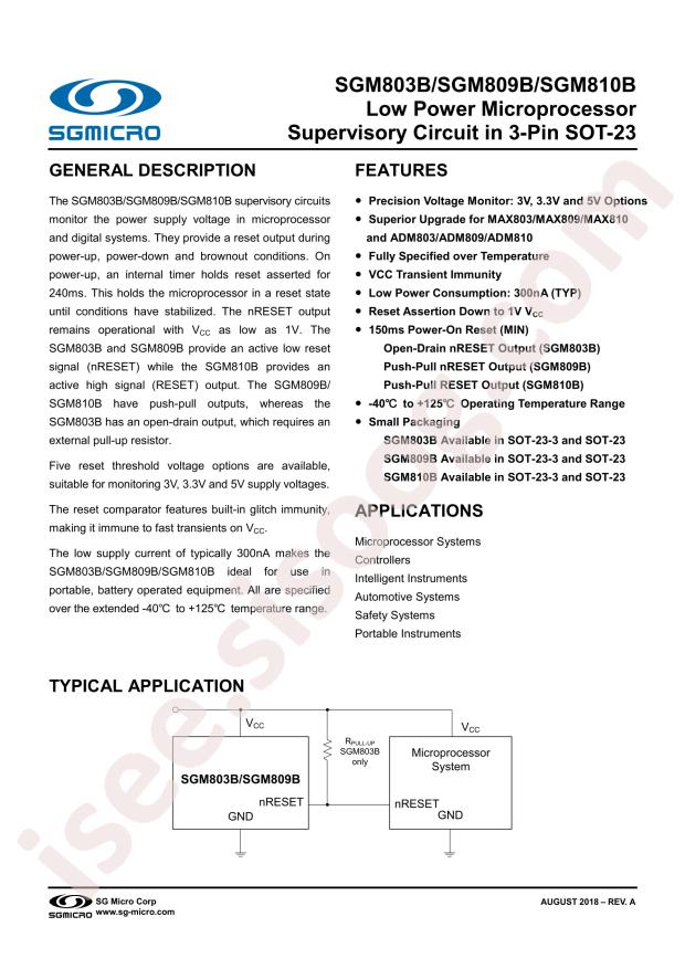 SGM809B-RXN3LG/TR