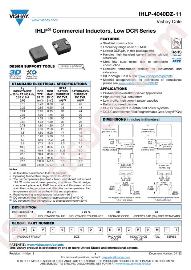 IHLP4040DZET470M11