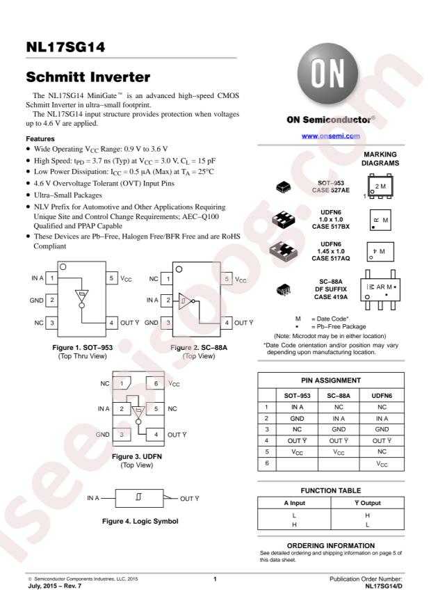 NLV17SG14DFT2G