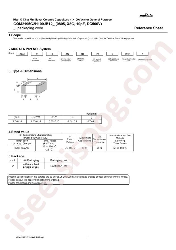 GQM2195G2H100JB12D