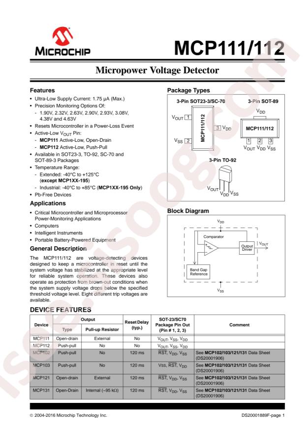 MCP111T-270E/TT