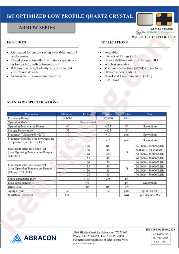 ABM10W-26.0000MHZ-8-D1X-T3