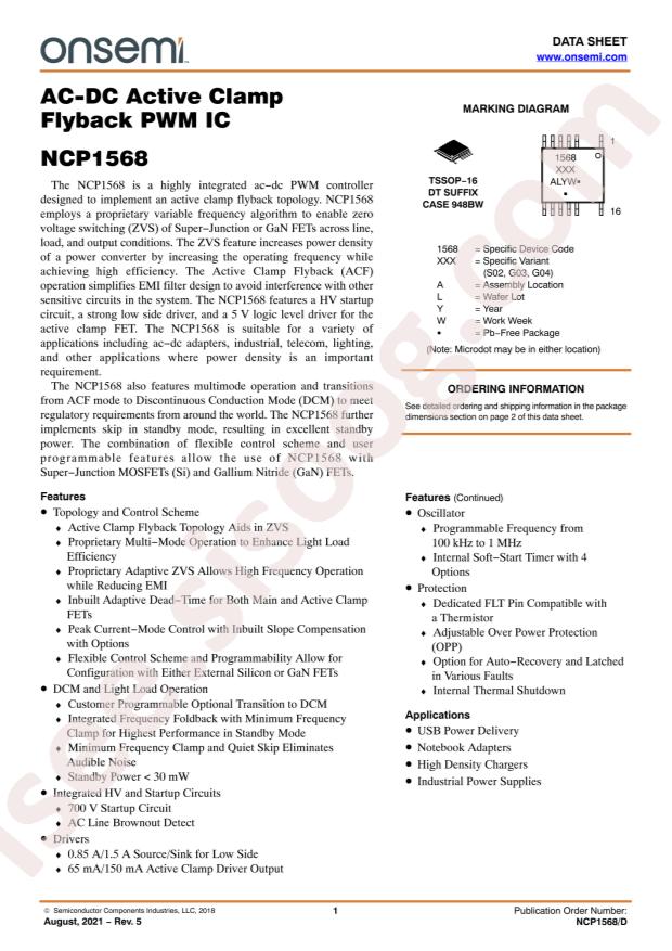 NCP1568S00DBR2G