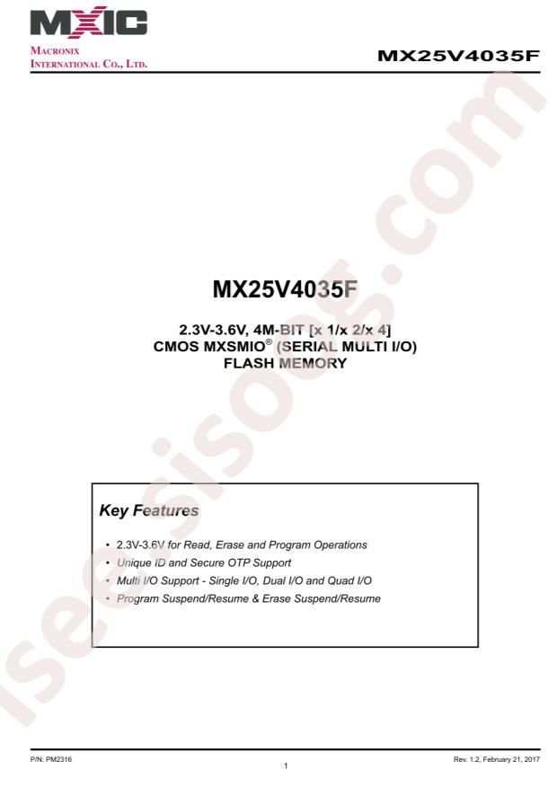 MX25V4035FM1I