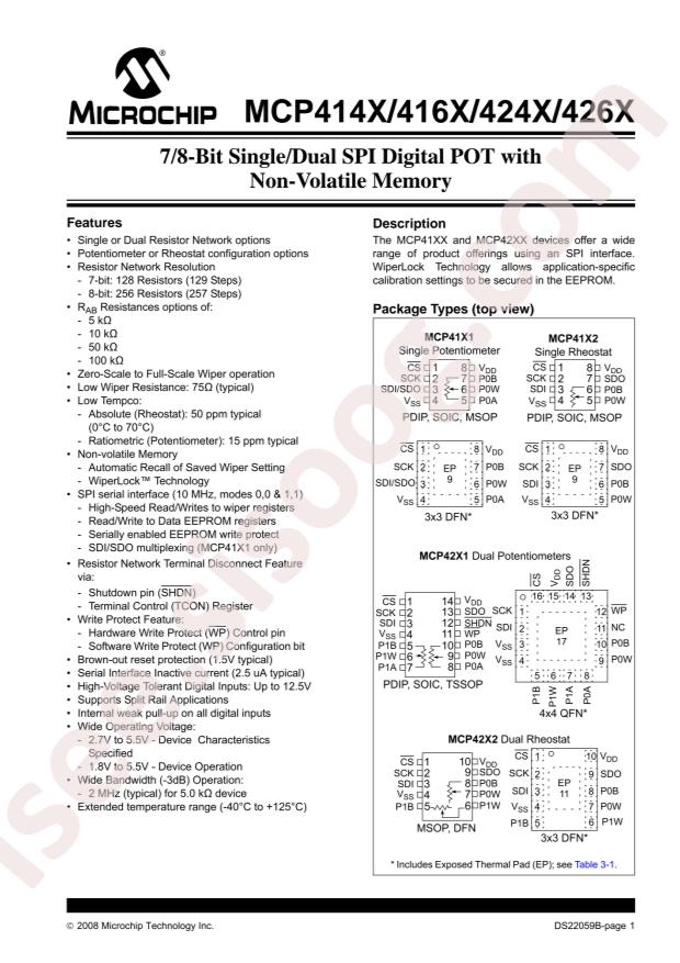 MCP4141-103E/SN