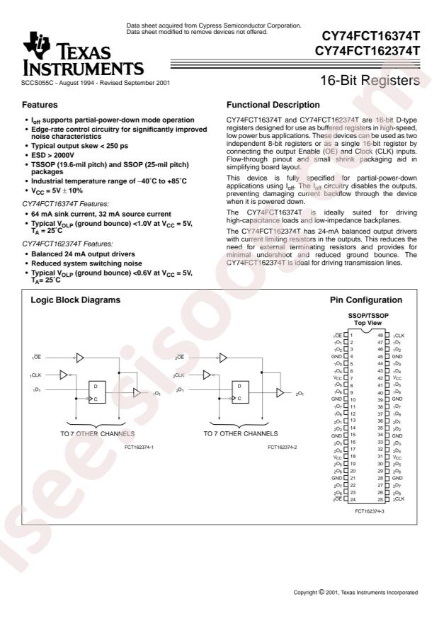 74FCT162374CTPACT