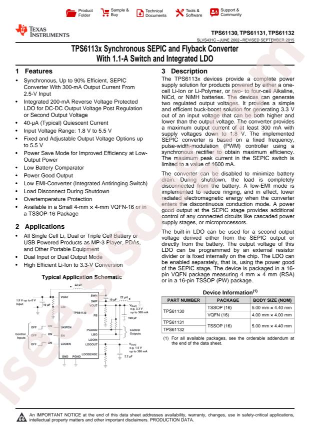 TPS61130PWR