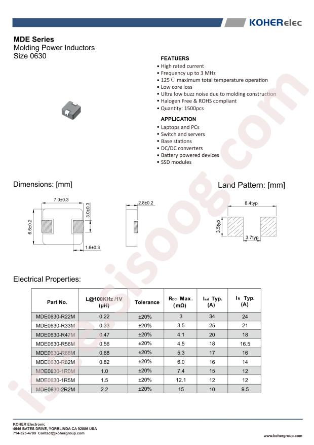 MDE0630-3R3M