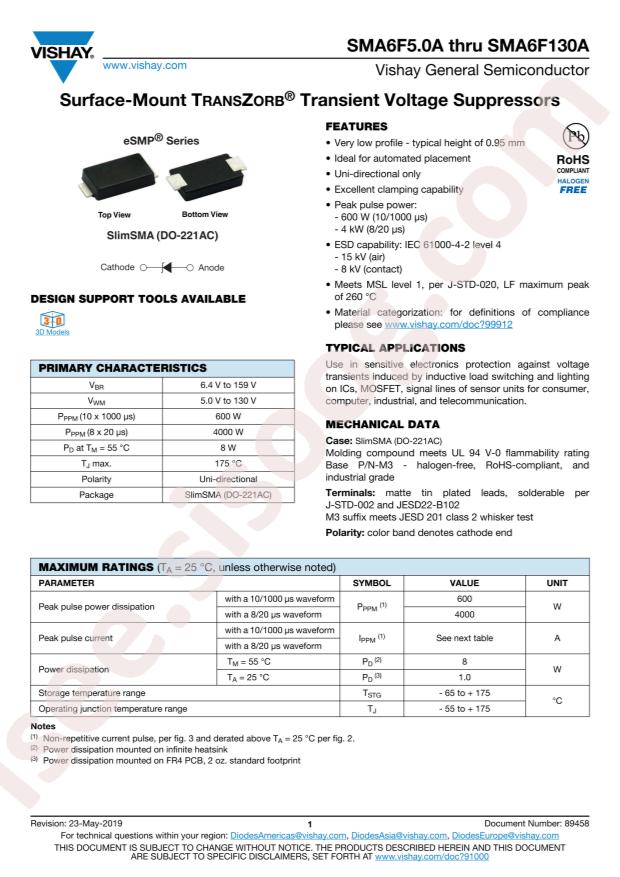 SMA6F5.0A-M3/6B