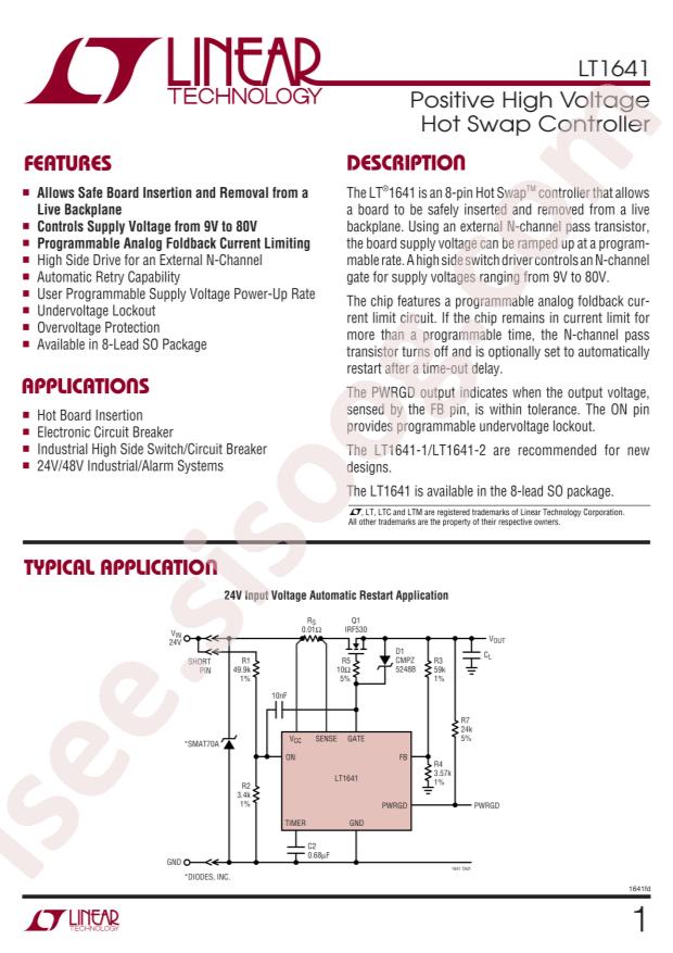 LT1641CS8#PBF