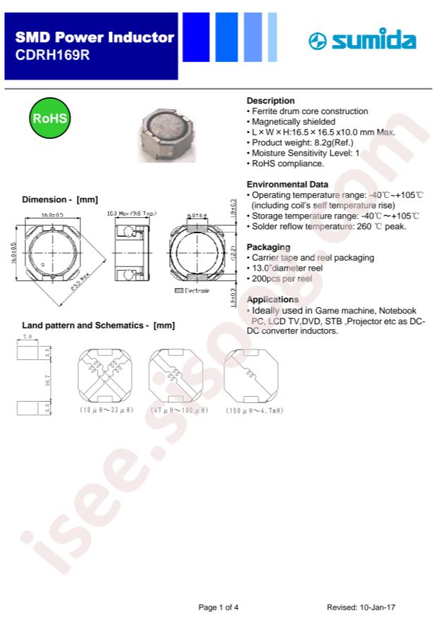 CDRH169RNP-150MC