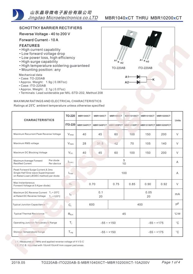 MBR10150CT