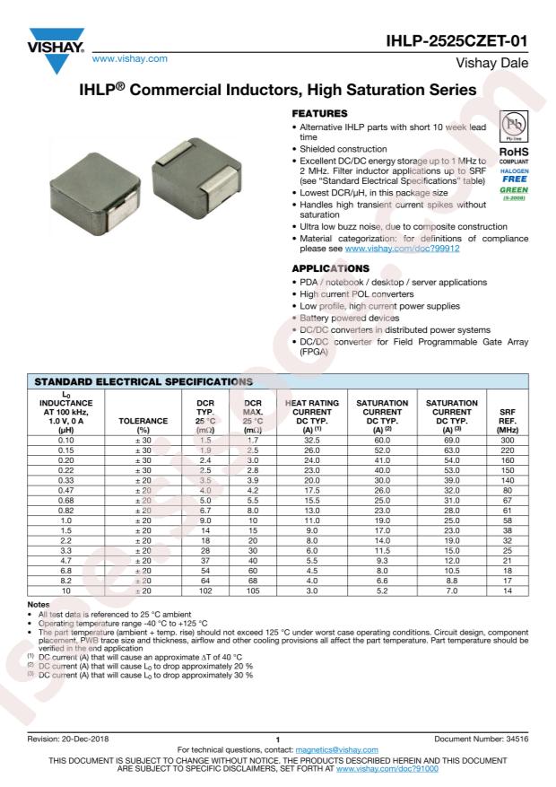IHLP2525CZETR82M01