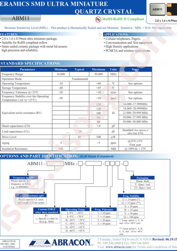 ABM11-30.000MHZ-B1U-T