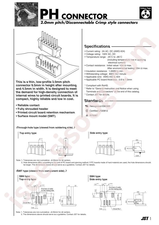 B10B-PH-SM4-TBT(LF)(SN)