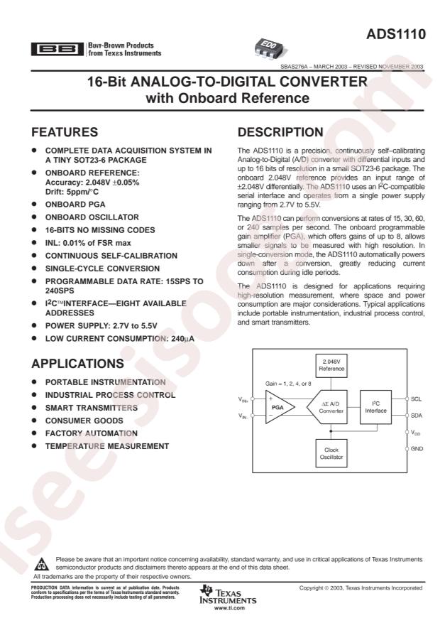 ADS1110A0IDBVT