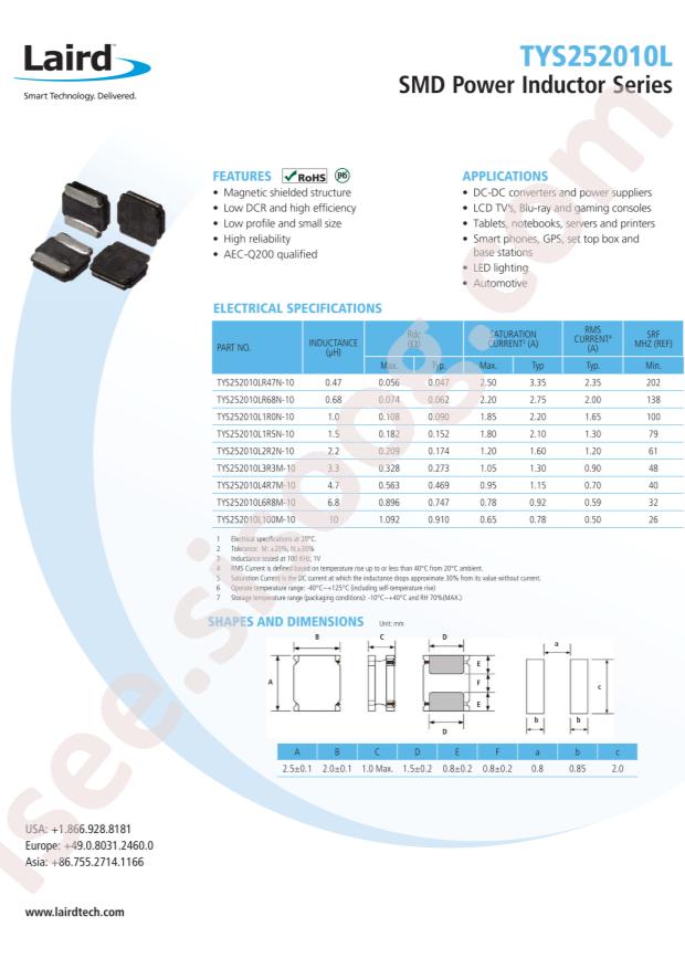 TYS252010L4R7M-10
