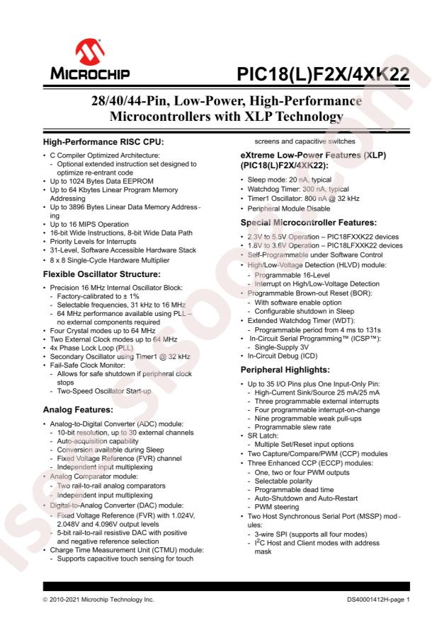 PIC18F26K22-I/SO