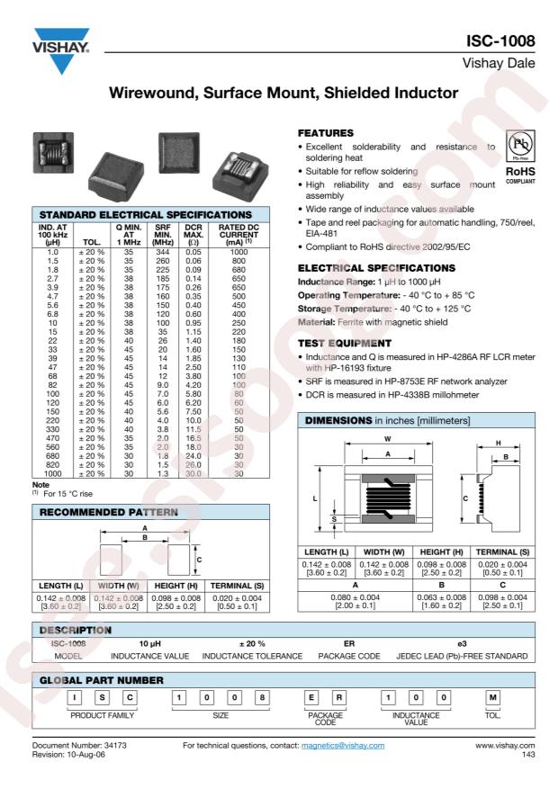 ISC1008ER100M