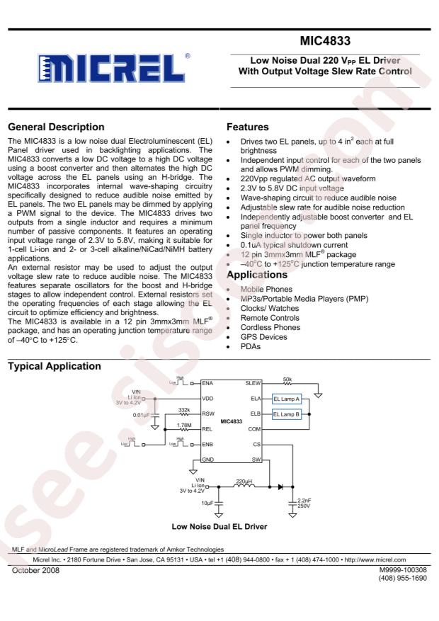MIC4833YML-TR