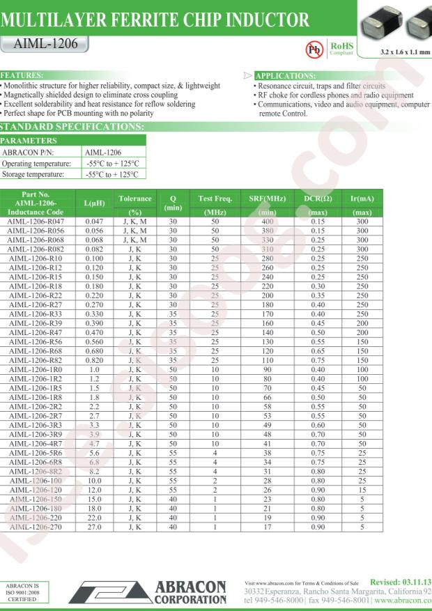 AIML-1206-1R8K-T