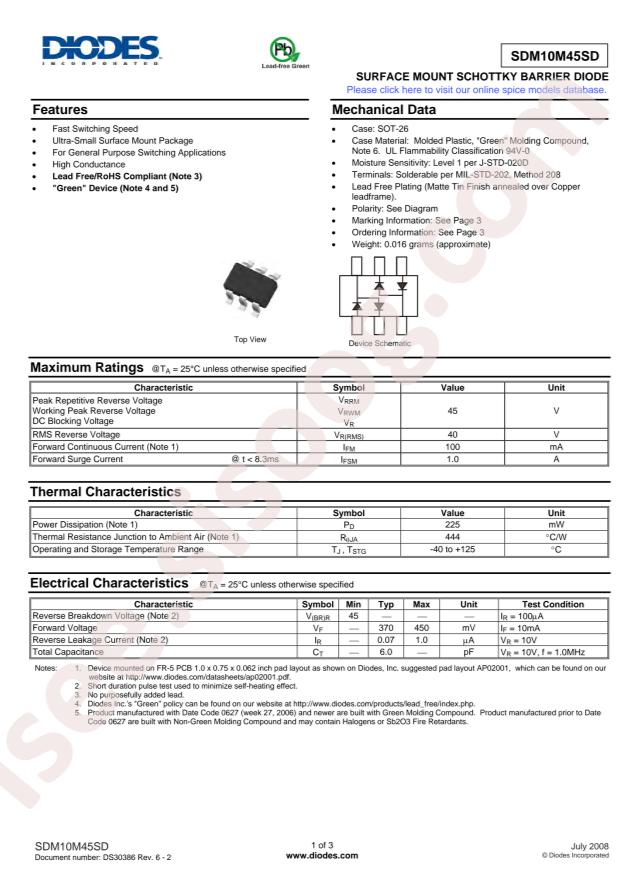 SDM10M45SD-7-F