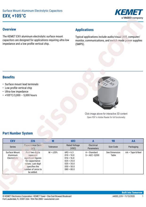 EXV107M050A9PAA