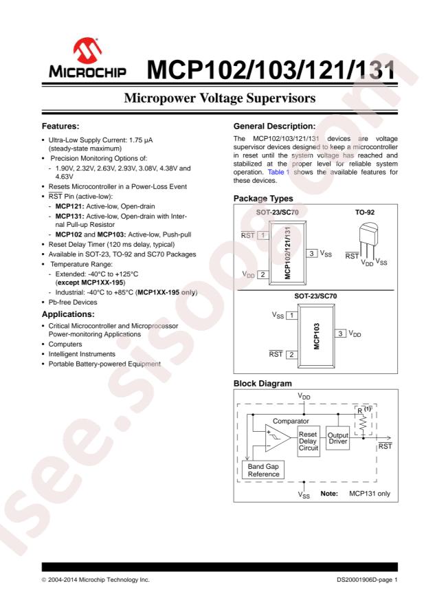 MCP103T-315E/TT