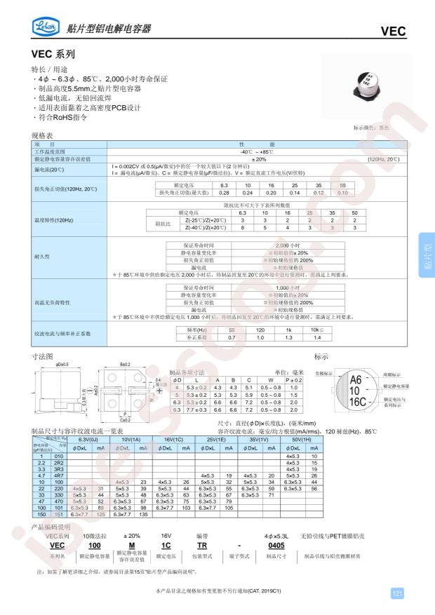 VEC101M1ATR-0605