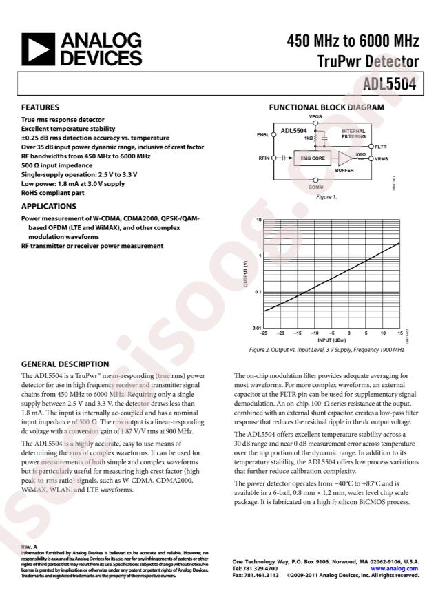 ADL5504ACBZ-P7