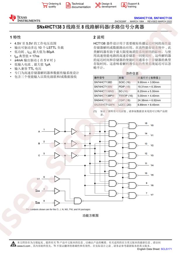 SN74HCT138PW