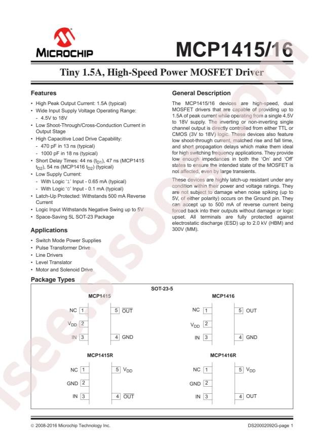 MCP1416RT-E/OT