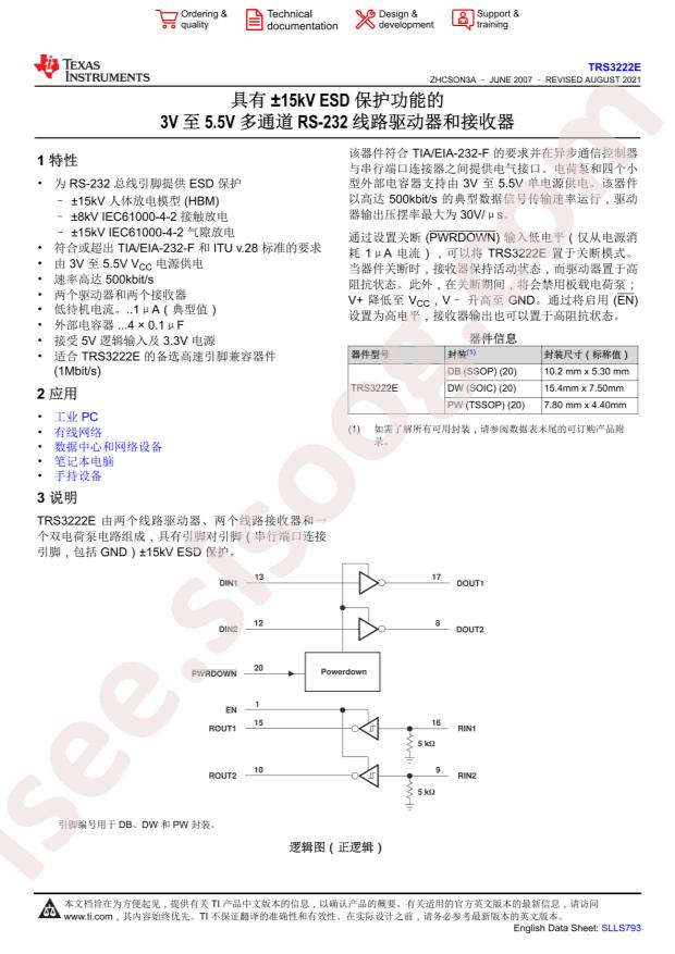 TRS3222ECDBR