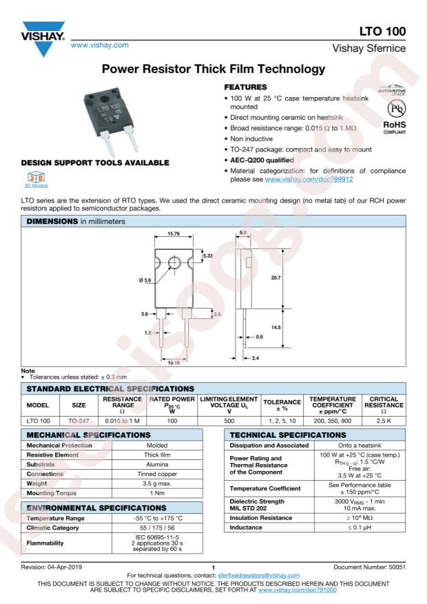 LTO100FR0470JTE3