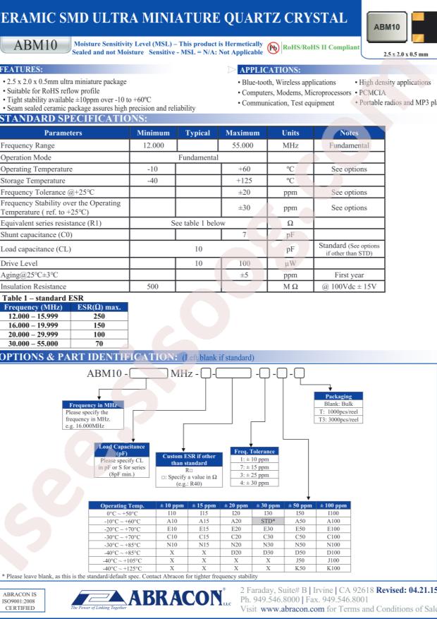 ABM10-16.000MHZ-E20-T