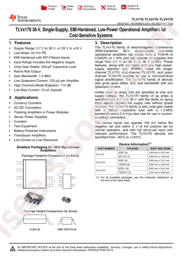 TLV4170IDR