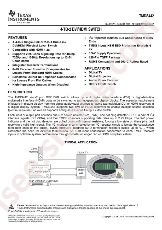 TMDS442PNP