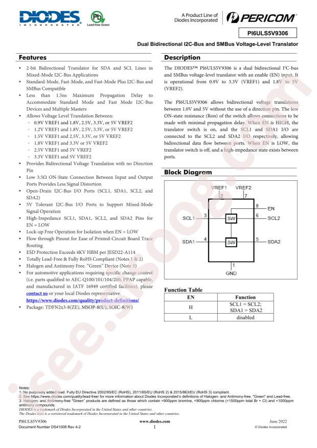 PI6ULS5V9306WEX