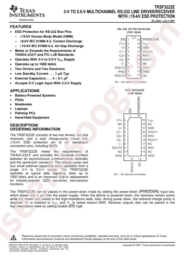 TRSF3222ECPWR