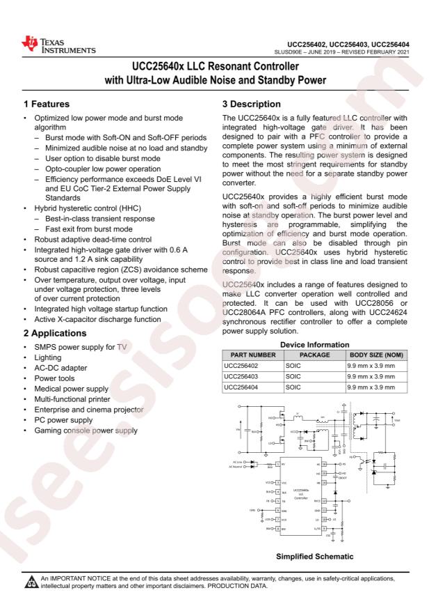 UCC256402ADDBR