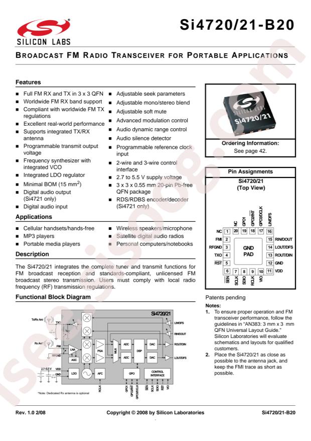 SI4720-B20-GM