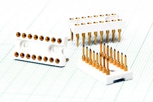 سوکت آی سی SKT TURNED 16PIN SOCKET GOLD LEG