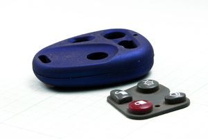 ریموت  REMOTE PLASTIC CASE 4KEYS ROUND BLUE