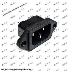 CONNECTOR AC 04 POWER IRON TYPE جا پیچ دار