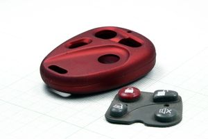 ریموت  REMOTE PLASTIC CASE 4KEYS ROUND RED