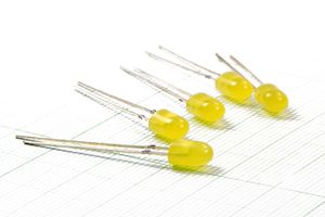ال ای دی اوال زرد 5 میل  LED 5MIL OVAL YELLOW