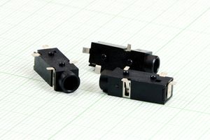 کانکتور CONNECTOR  AUDIO JACK 3.5MM FEMALE HSJ1501 013010 4PIN SMD /  HOSIDEN JAPAN