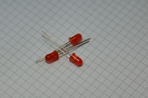 ال ای دی 5 میل قرمز LED 5MIL DIFFUSED RED