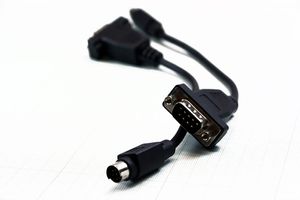 تبدیل کانکتور PS2 به PS2 TO D-CONNECTOR 9 PIN WITH WIRE /  CHINA     DSUB 9PIN